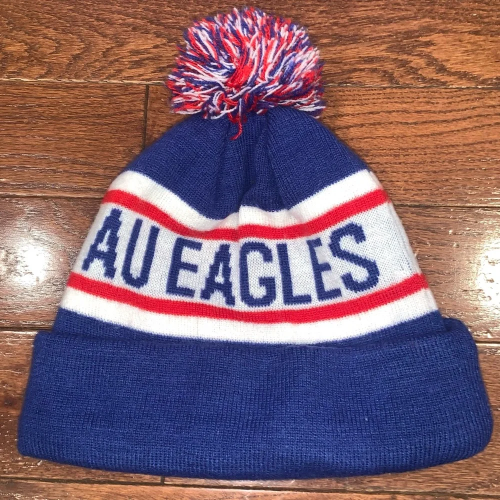 AU Eagles New Era Pom Beanie Y2K‎ Collegiate Sportswear